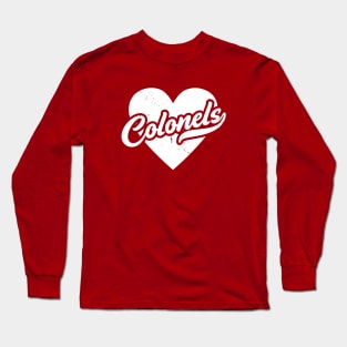 Vintage Colonels School Spirit // High School Football Mascot // Go Colonels Long Sleeve T-Shirt